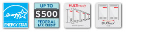 Federal Tax Credit, Energy Star, Multi Unit Ready, DuoNex Connector, ICAD CO Safety