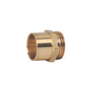 Caleffi Series NA100 3/4" Sweat Adaptor to 3/4" SolarFlex with 1" Male Thread