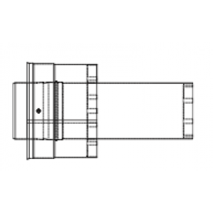 Metalfab Horizontal Termination for Paloma PH2, PH20 and PH25 Direct Vent Models