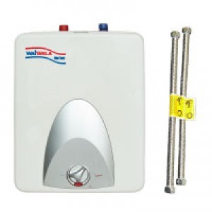WaiWela Mini Tank 6.0 Gallon with Stainless Steel Flexible Connectors