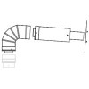 Metalfab 3"/5" Horizontal Vent Kit for Paloma PH2, PH20, and PH25 Direct Vent Models