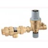 Caleffi 573 Series Backflow Preventer and AutoFill Assembly 1/2" Sweat Union Inlet Dual Check Backflow Preventer plus Automatic Boiler Feed Valve with 1/2" NPT Female Outlet