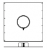 Metalfab Plate Support & Firestop for Paloma PH2, PH20 and PH25 Direct Vent Models