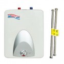 WaiWela Mini Tank 2.5 Gallon with Stainless Steel Flexible Connectors