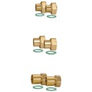 Caleffi Series NA122 Union Connection Set 3/4" Sweat Union to 1" Male Thread