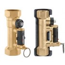 Caleffi 132 Series QuickSetter Balancing Valve with Flow Meter